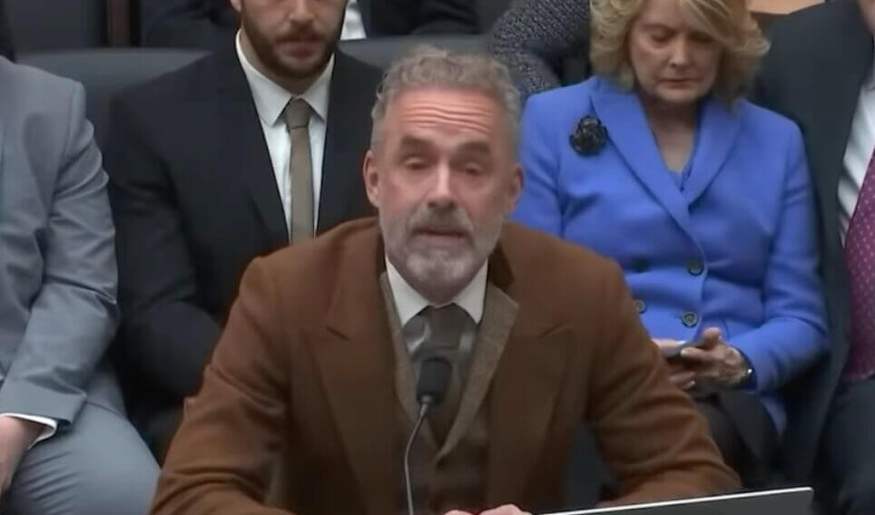 Jordan Peterson Warns Congress of Tech Threats to Freedom Jordan Peterson Warns Congress of Tech Threats to Freedom