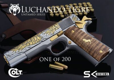SK Guns is proud to announce the release of the third edition of the Untamed Series of the world’s deadliest predators: “Luchando Tigre.”