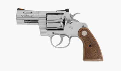 Colt announces the expansion of its Python line with the introduction of 2.5” and 5” stainless-steel models. 