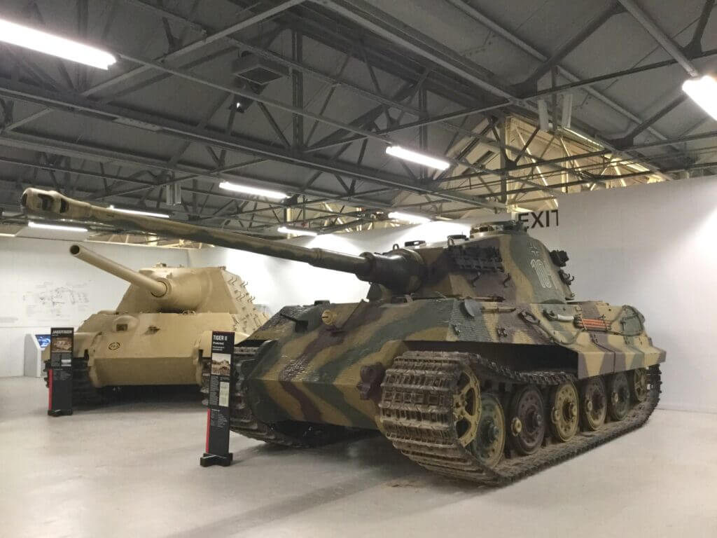 Tiger II Königstiger heavy tank at Bovington, massive armor and reliability issues