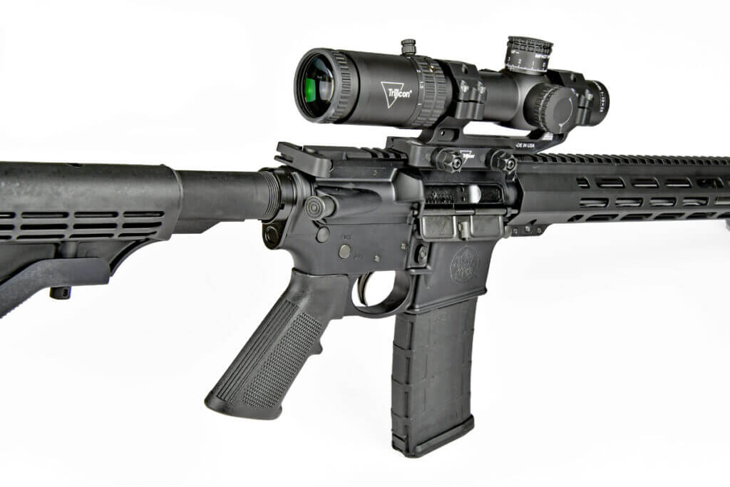 M&P 15 Sport III with Trijicon Credo 1-10x28 riflescope.
