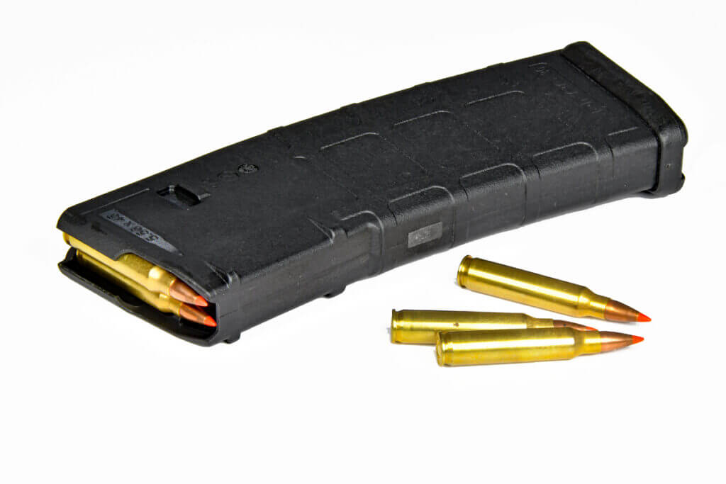 30-round Gen M2 PMAG with 223 Rem ammunition.