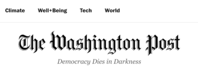 The Washington Post header.