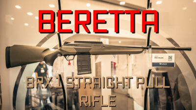 Beretta's new BRX1 straight-pull rifle.