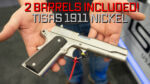 Tisas Nickel-Plated Stakeout 1911 Pistol — 2024