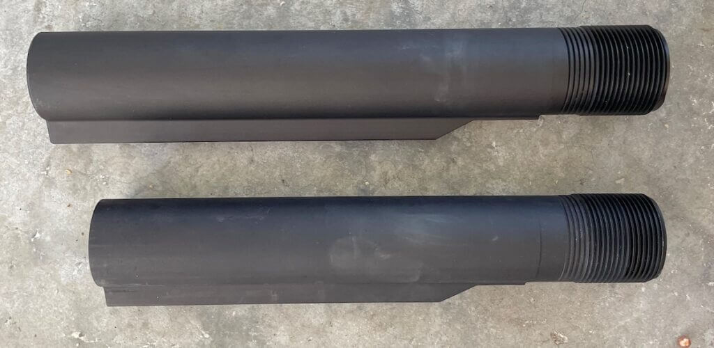 BCM Recoil Mitigation buffer tube vs a mil-spec buffer tube