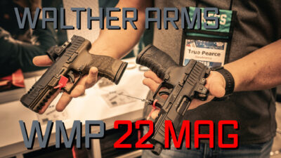 True holding out Walther's new WMP in 22 WMR