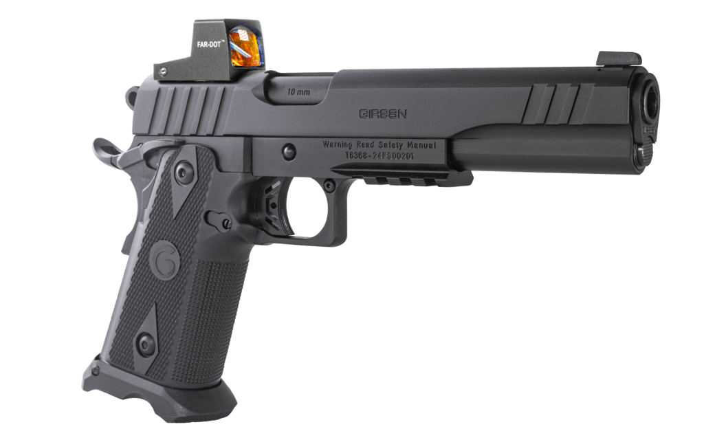 red dot on pistol