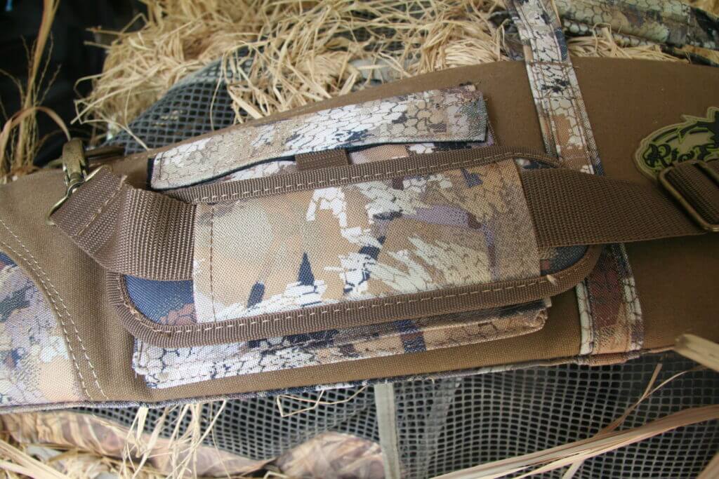 Side pocket on Rig 'Em Right gun case