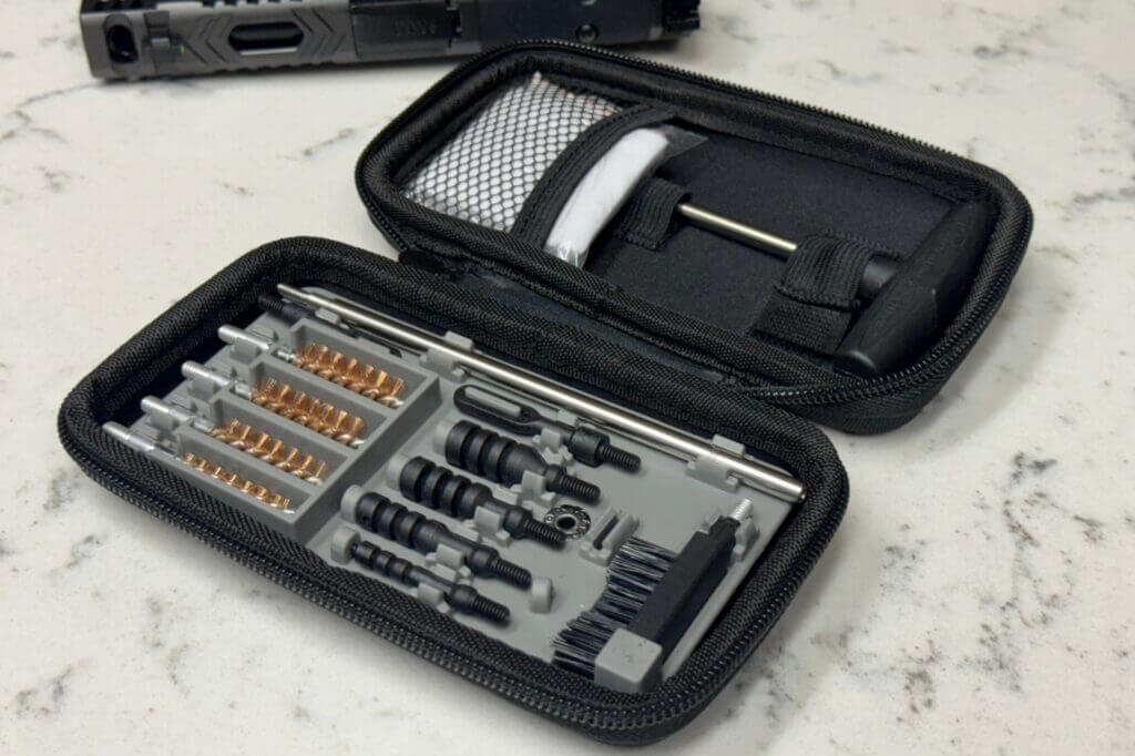 Cleaning kit for Smith & Wesson handgun