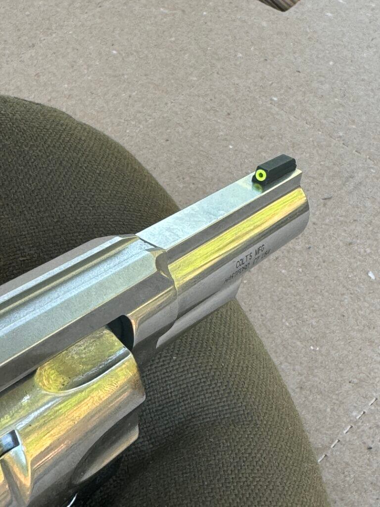 Harrison front sight on Colt Viper