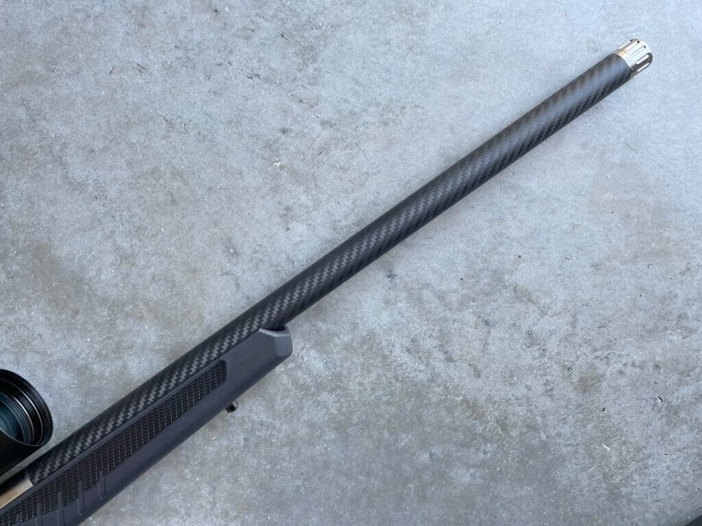 Carbon fiber barrel on Savage Model 110
