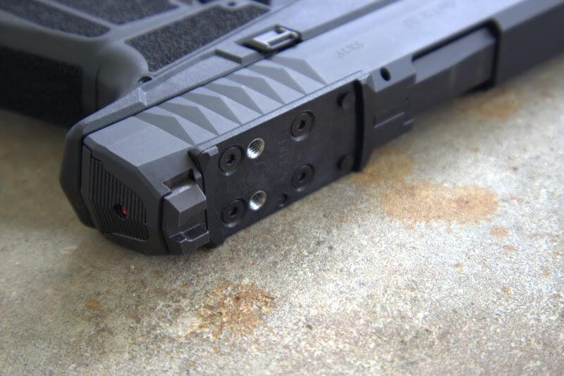 optics ready system plate installed