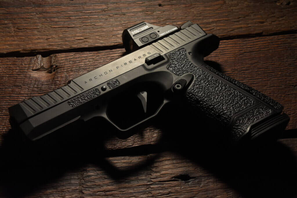 Archon Gen 2, Type B with Holosun Red dot mounted. 