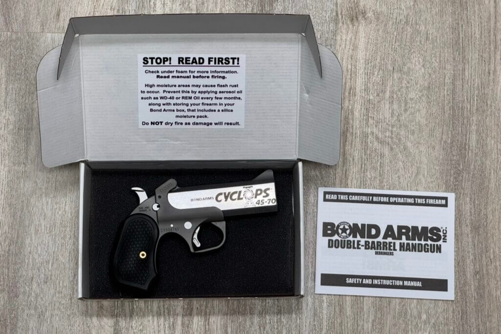 Bond Arms Cyclops 45-70 in the original box