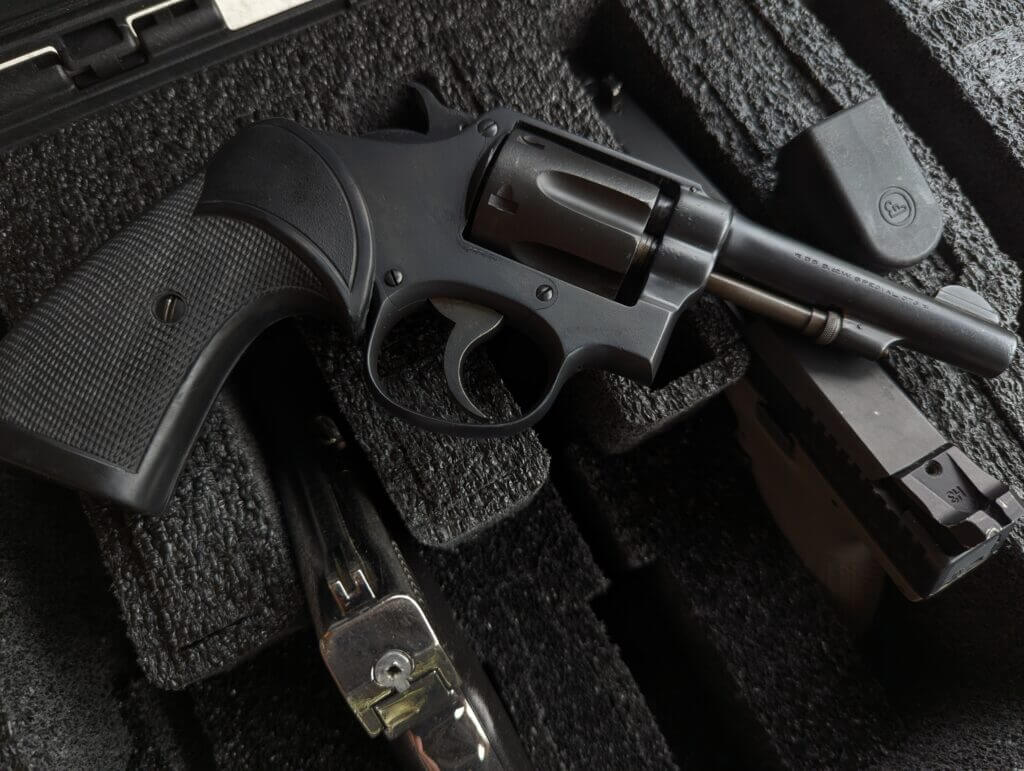 S&W M&P k-frame in a case
