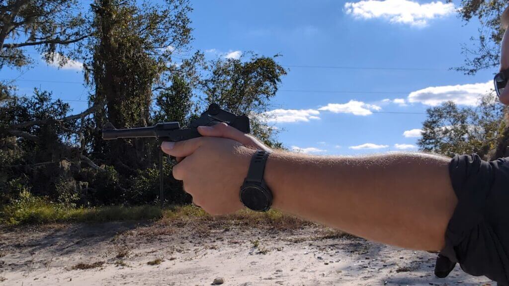 action of the stoeger luger working