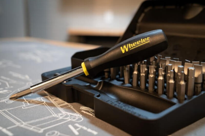 Wheeler 43-piece gunsmithing screwdriver set for revolver shooters