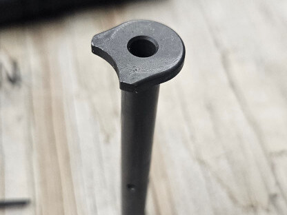 Hollow guide rod with flat face for MAC 9 Double Stack