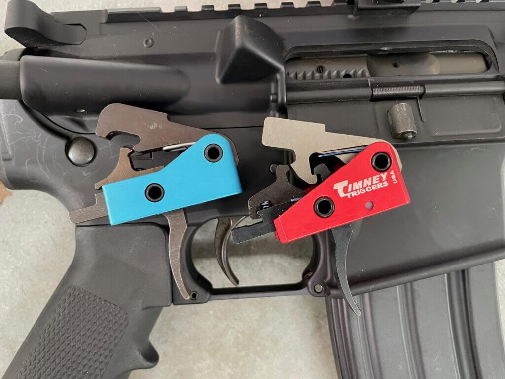 AR15 with drop-in aftermarket triggers