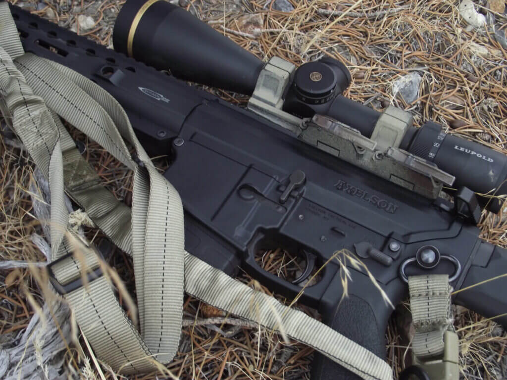 riflescope on 260 Remington rifle