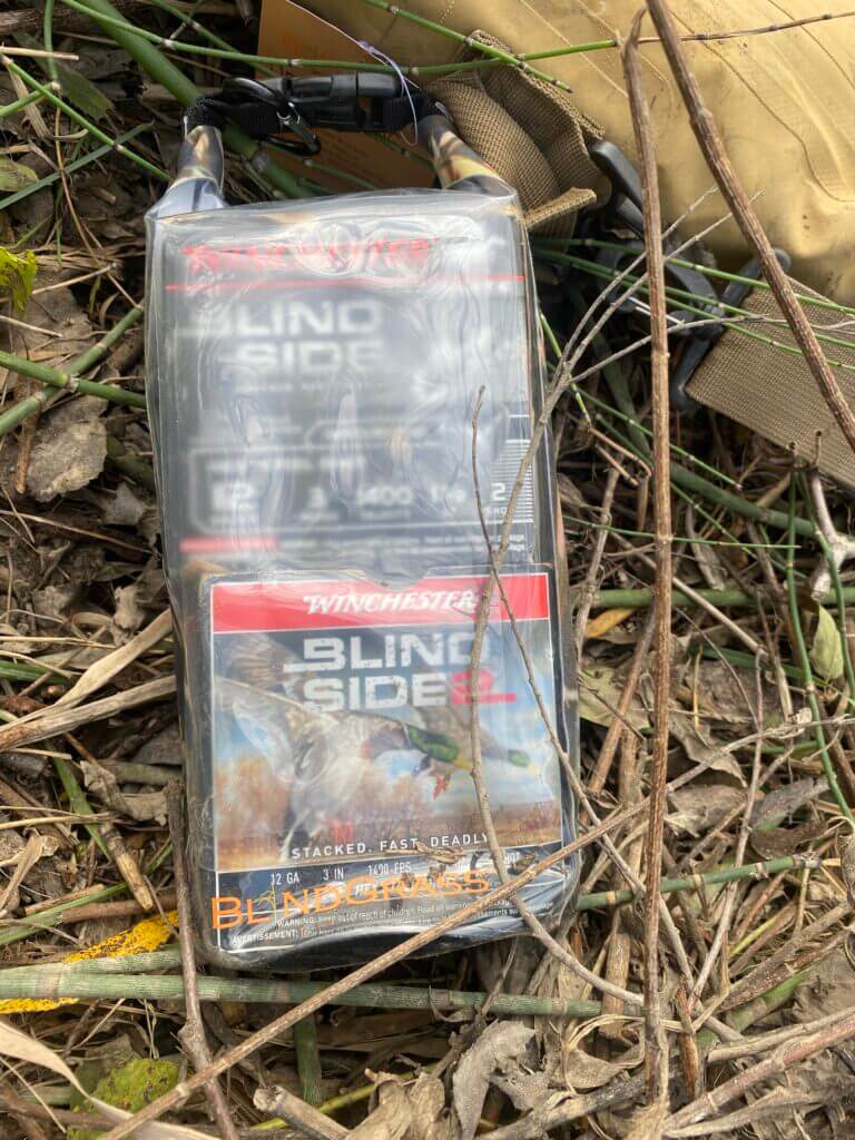 waterproof bag on the grass