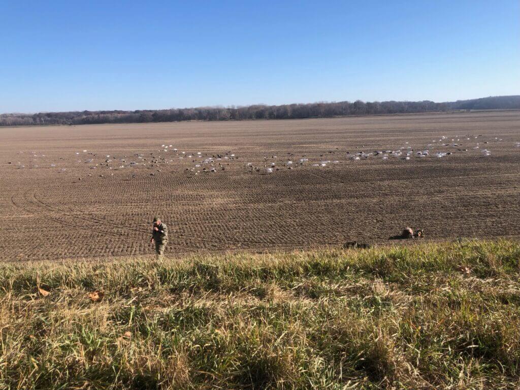 open farm field secured for season-long private duck hunting access after earning trust