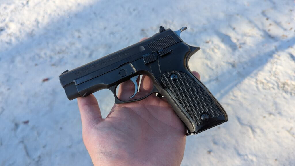 Model 80 in hand
