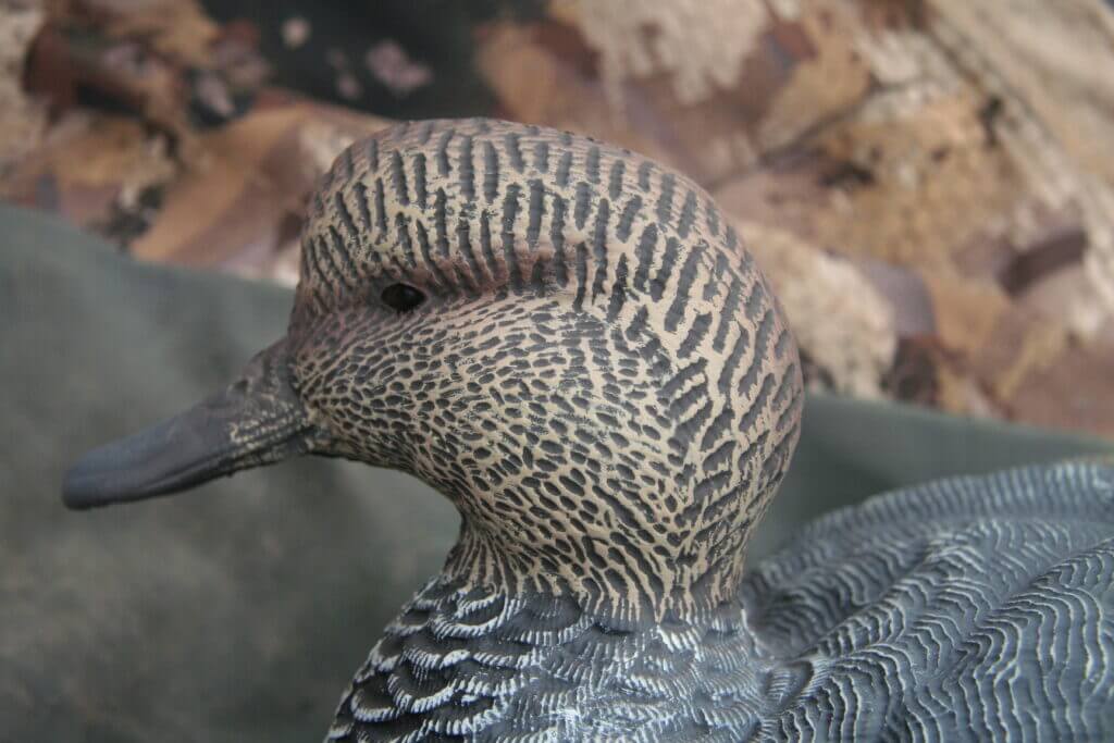 gadwall duck decoy head heyday