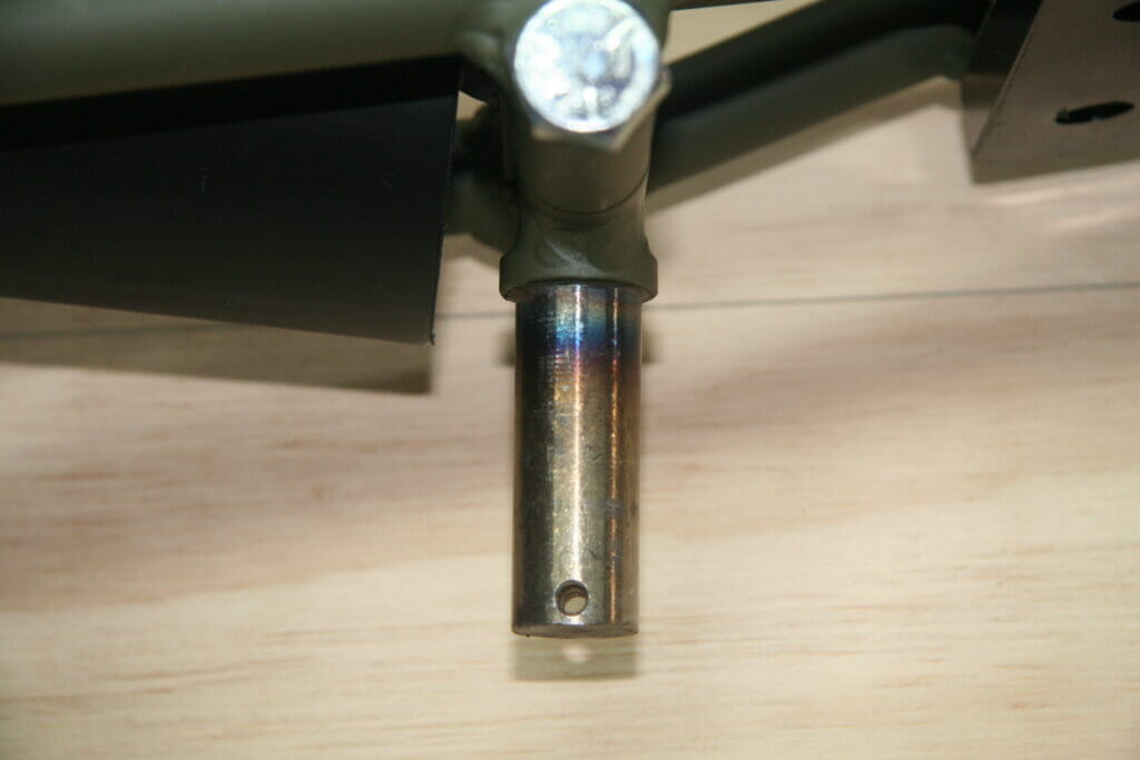 PPF Wood Duck motor mount and pivot shaft allowing 360 degree rotation