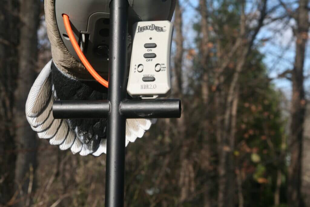 Lucky Duck 2.0 remote for XHDi spinning wing duck decoy with multi-channel control