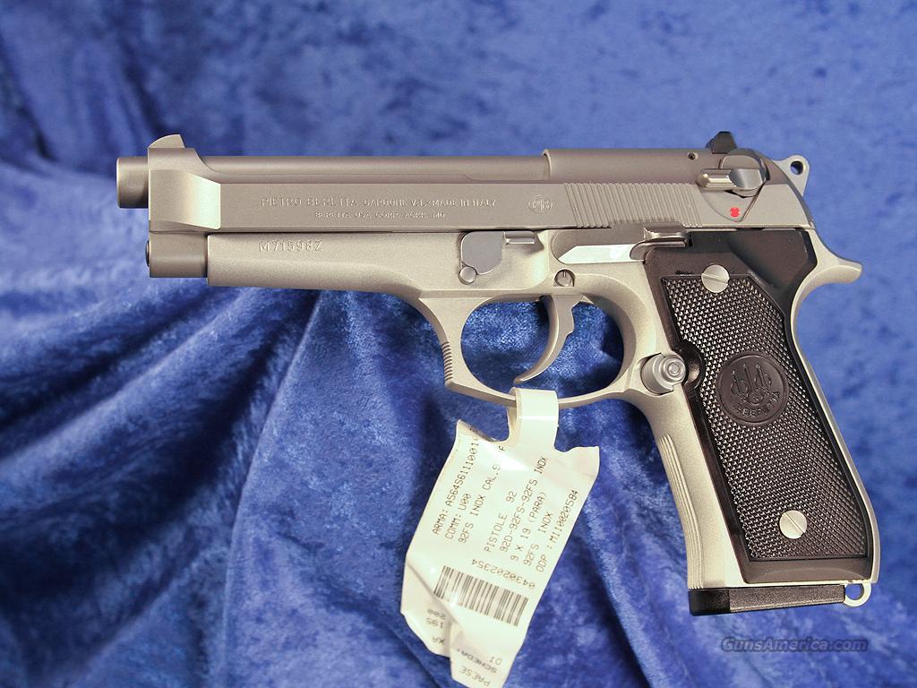 Beretta 92FS INOX Made In Italy 9mm NEW JS92F505 CA OK Guns > Pistol...
