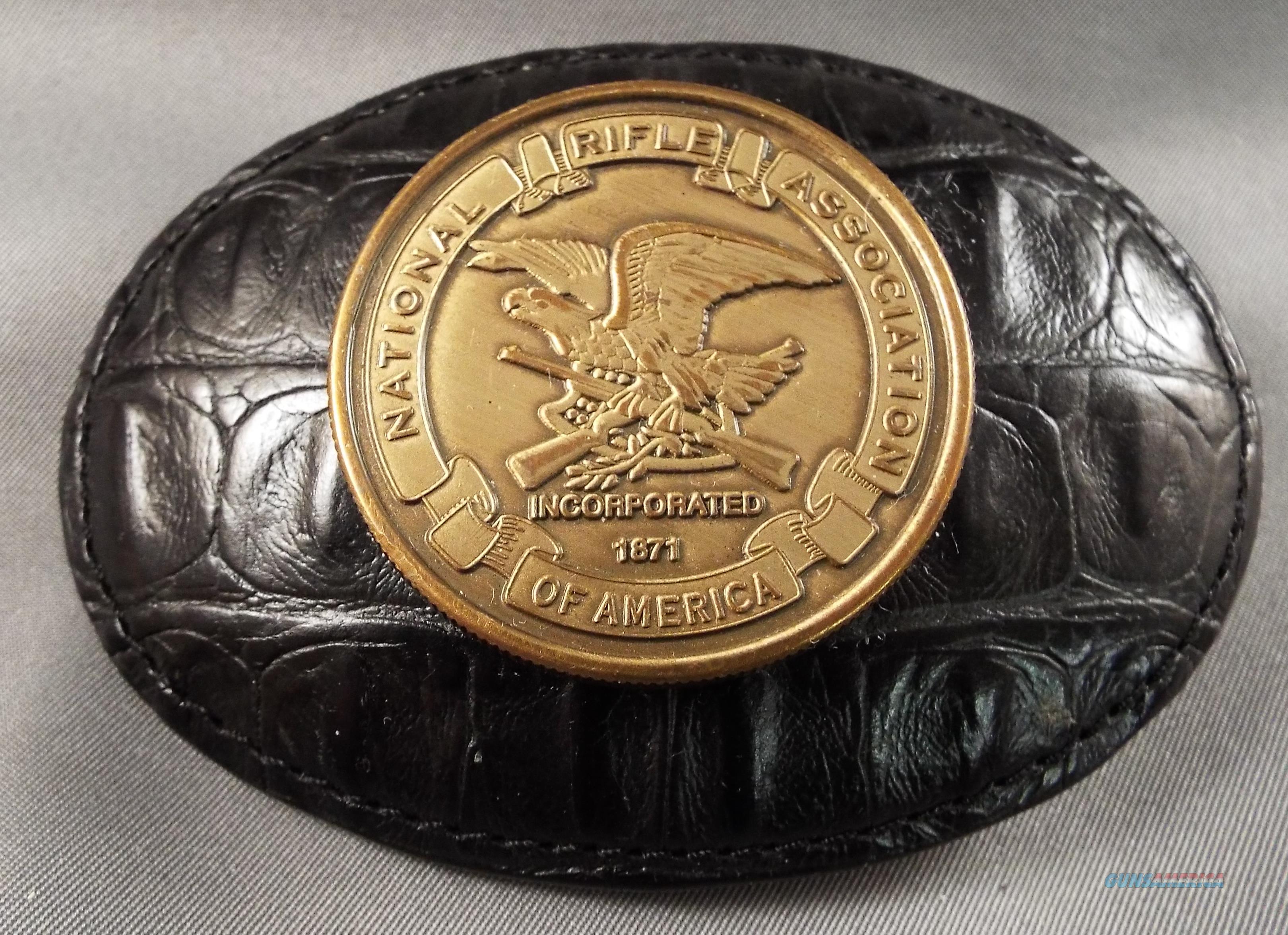 NRA Belt Buckle for sale