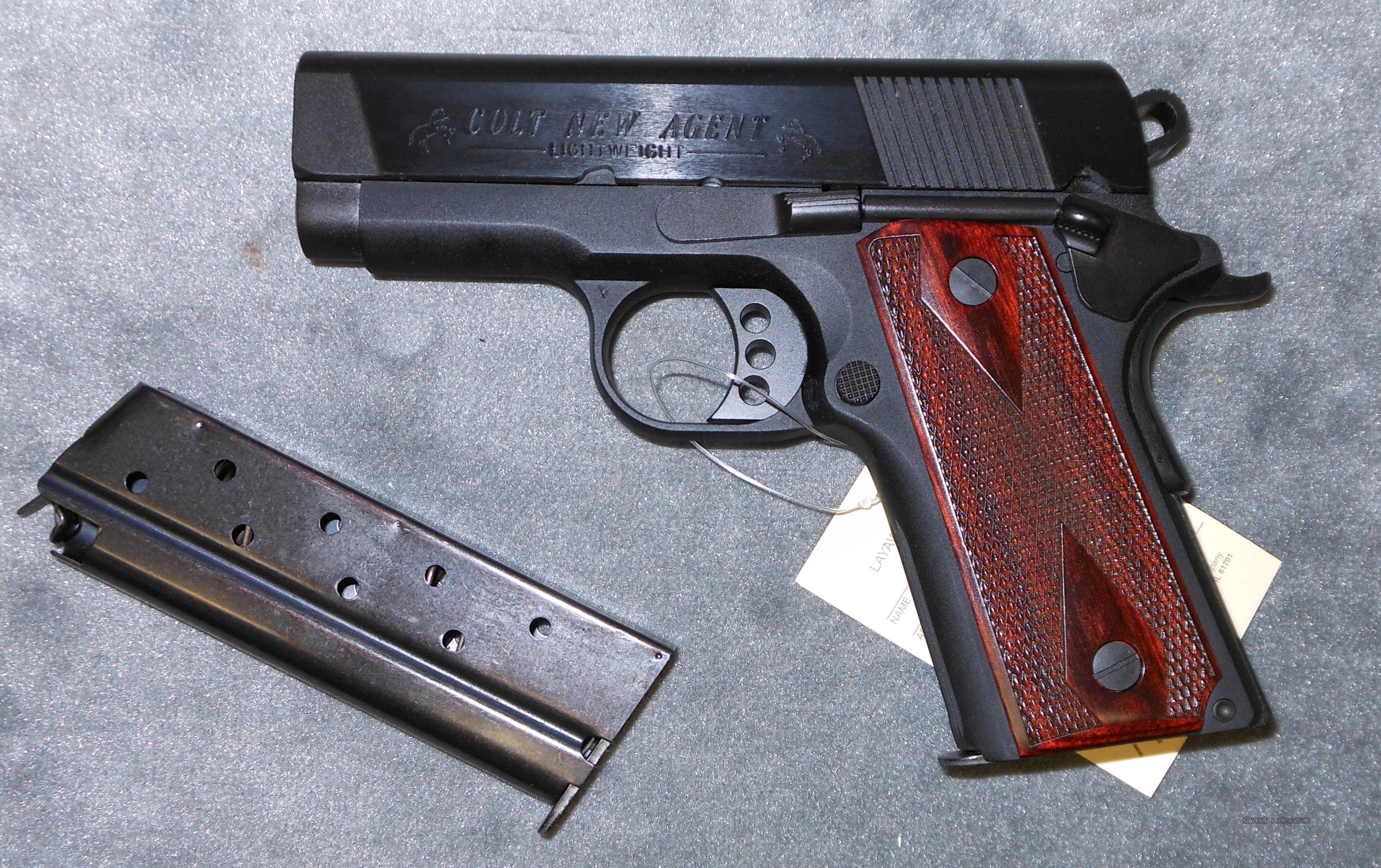 COLT NEW AGENT (07812D) 9MM PISTOL *100 YEARS O... for sale