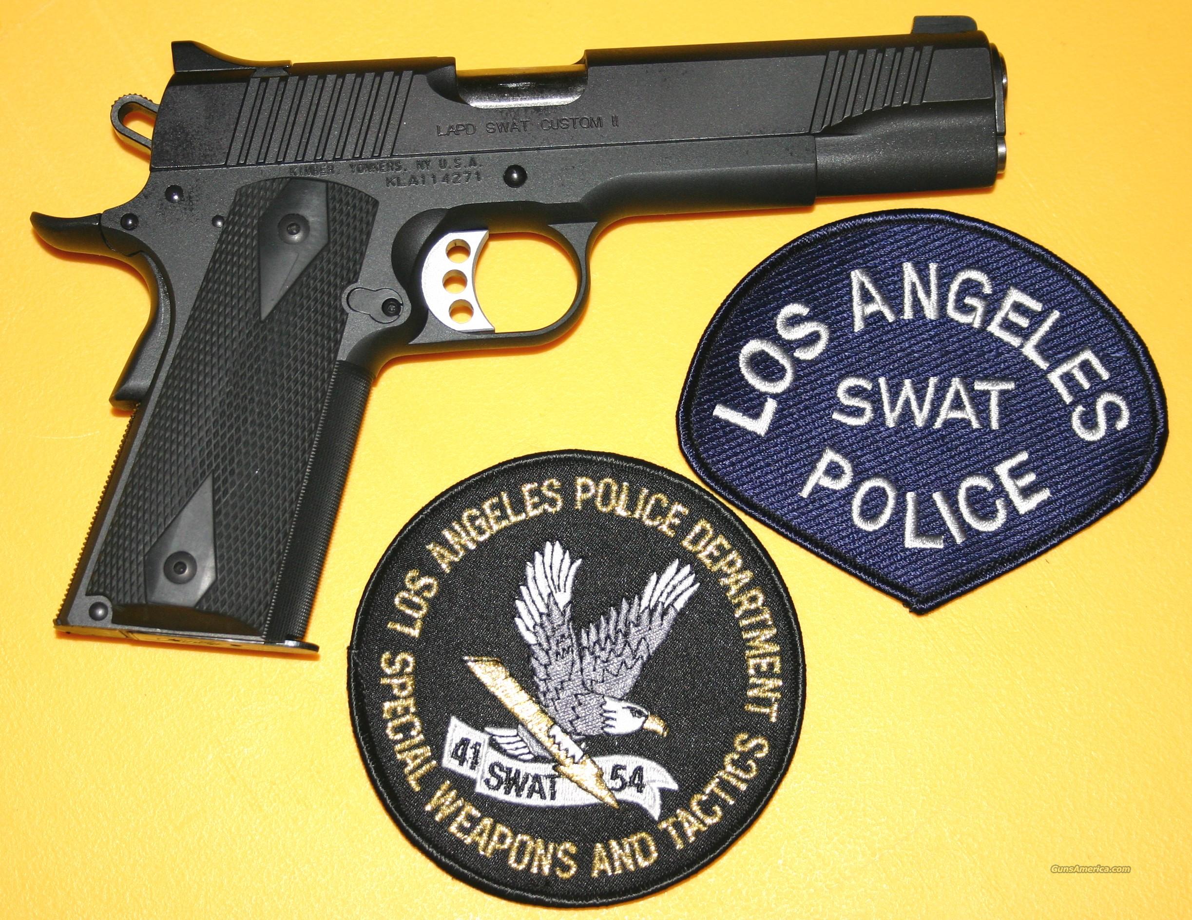 LAPD SWAT Kimber Custom II for sale