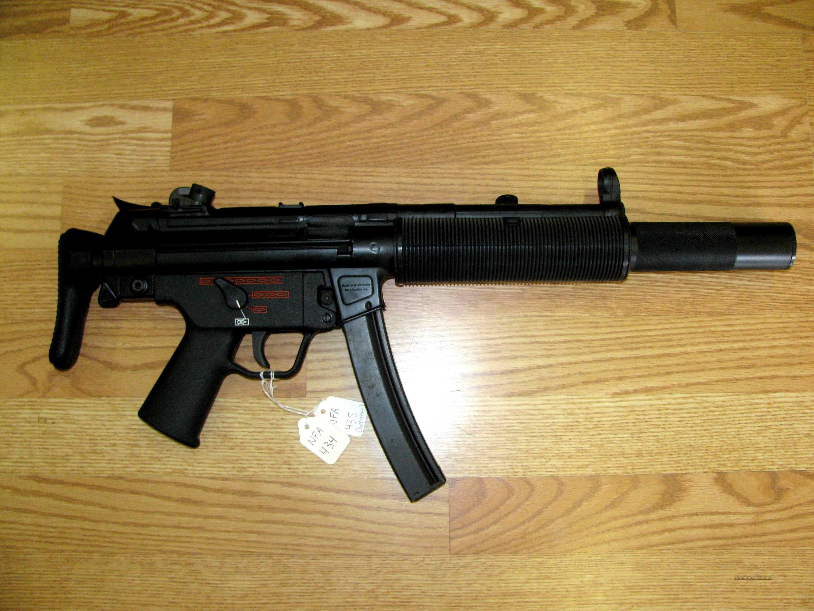 H&K MP5SD, Machine Gun with Suppressor (Select for sale