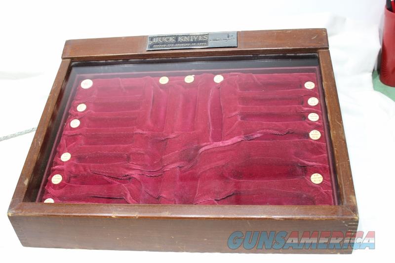 Buck Knives display case counter top used for sale