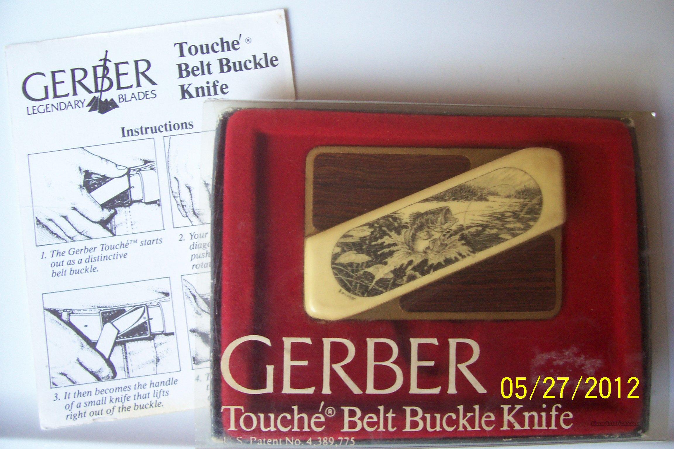 Gerber Touche&#39; Belt Buckle Knife for sale