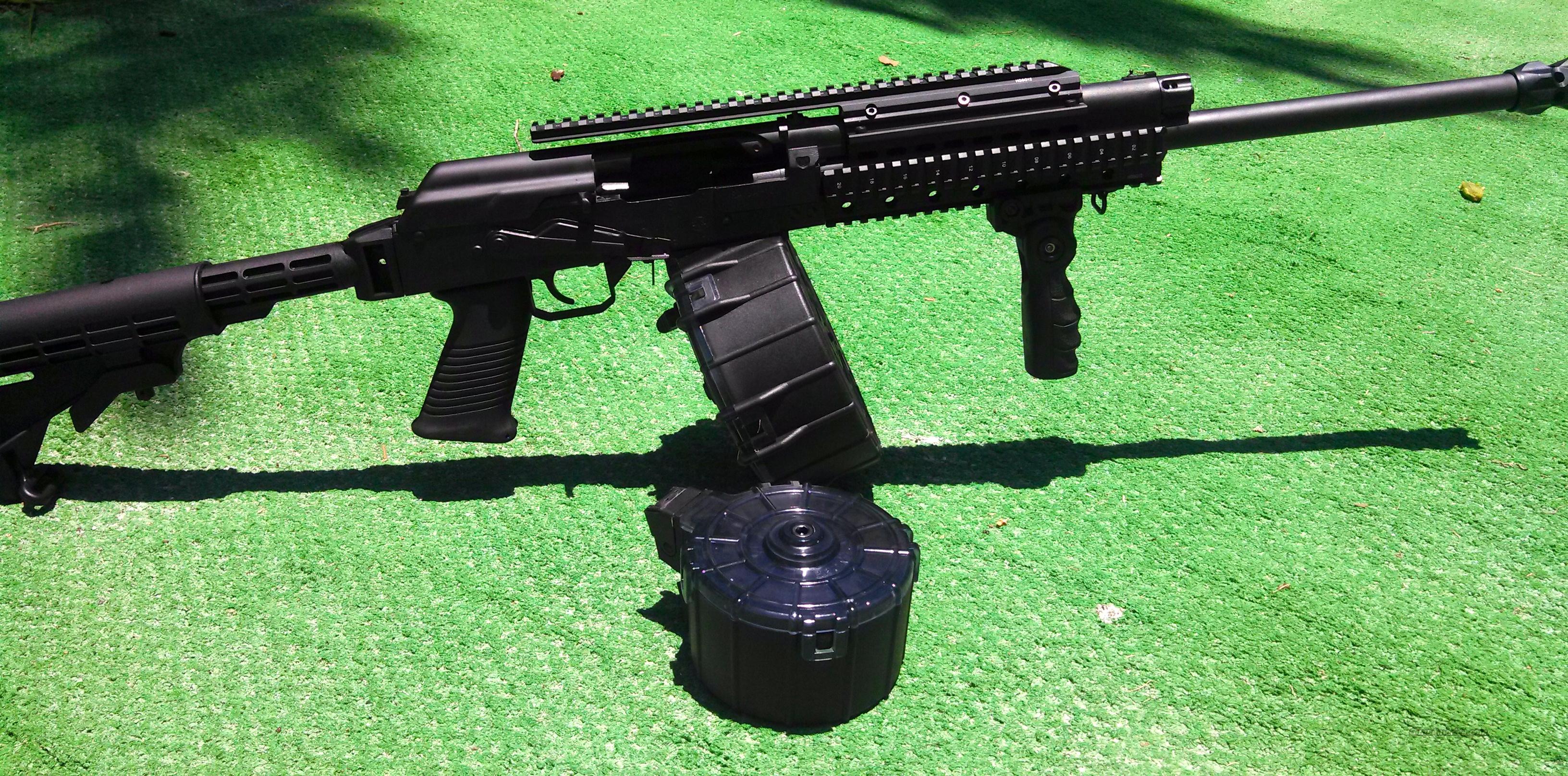 Fully Converted Tactical Saiga Drum Mag Preside... for sale