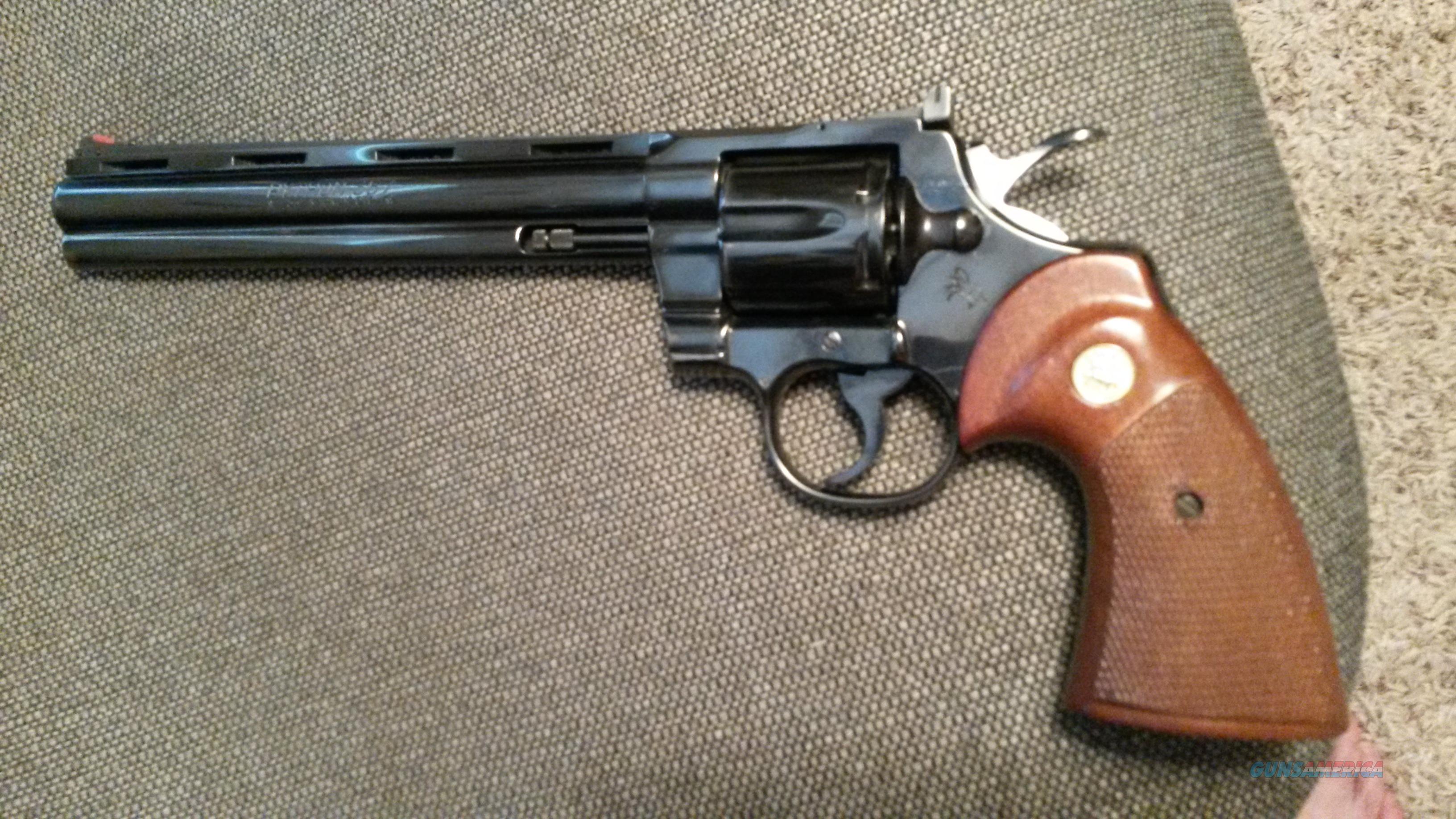 Colt Python .357 8 inch barrel Guns > Pistols > Colt Double A...