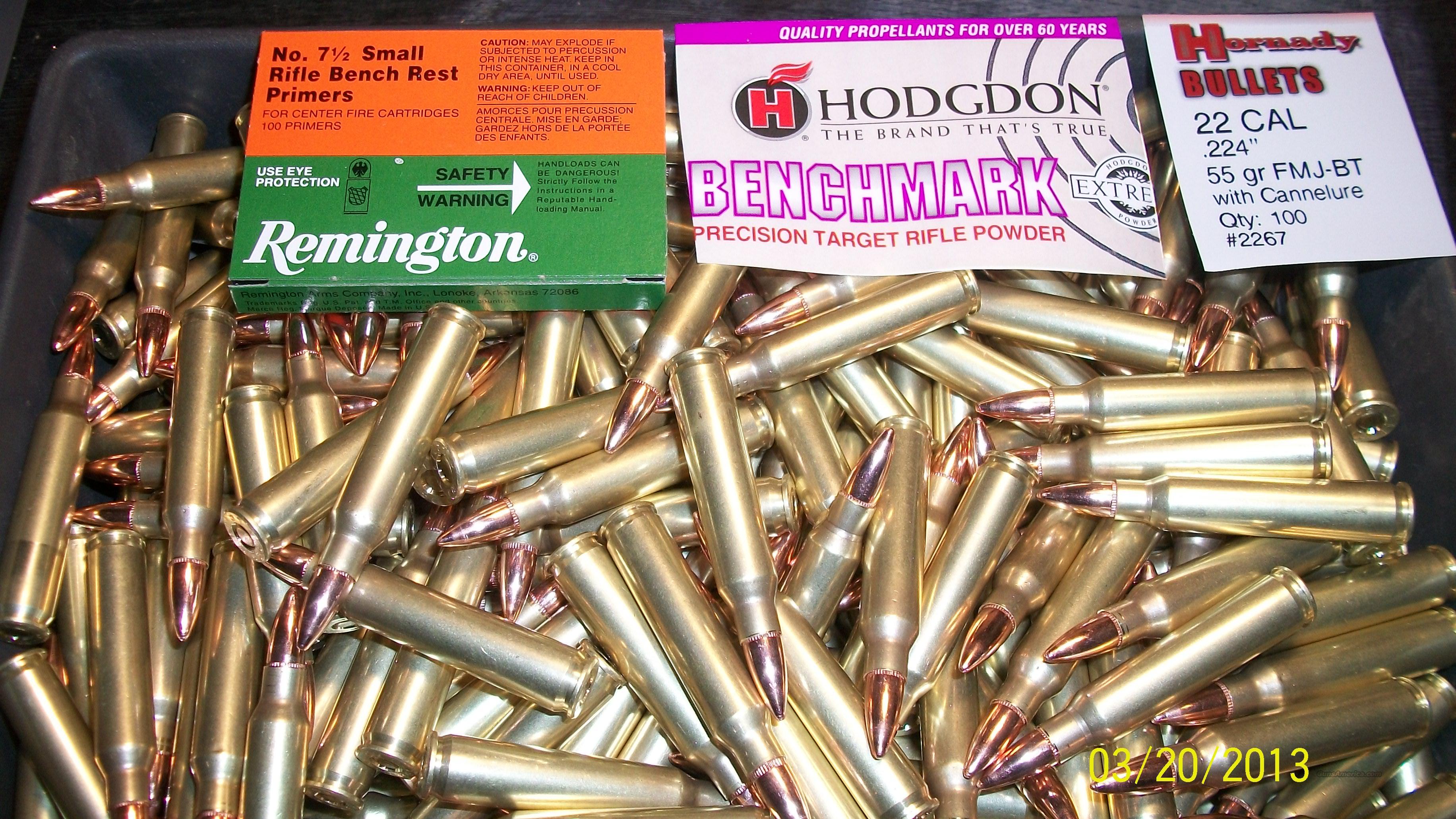 .223 Ammo 5.56 Ammo 350 Rounds 55 Grain FMJ for sale