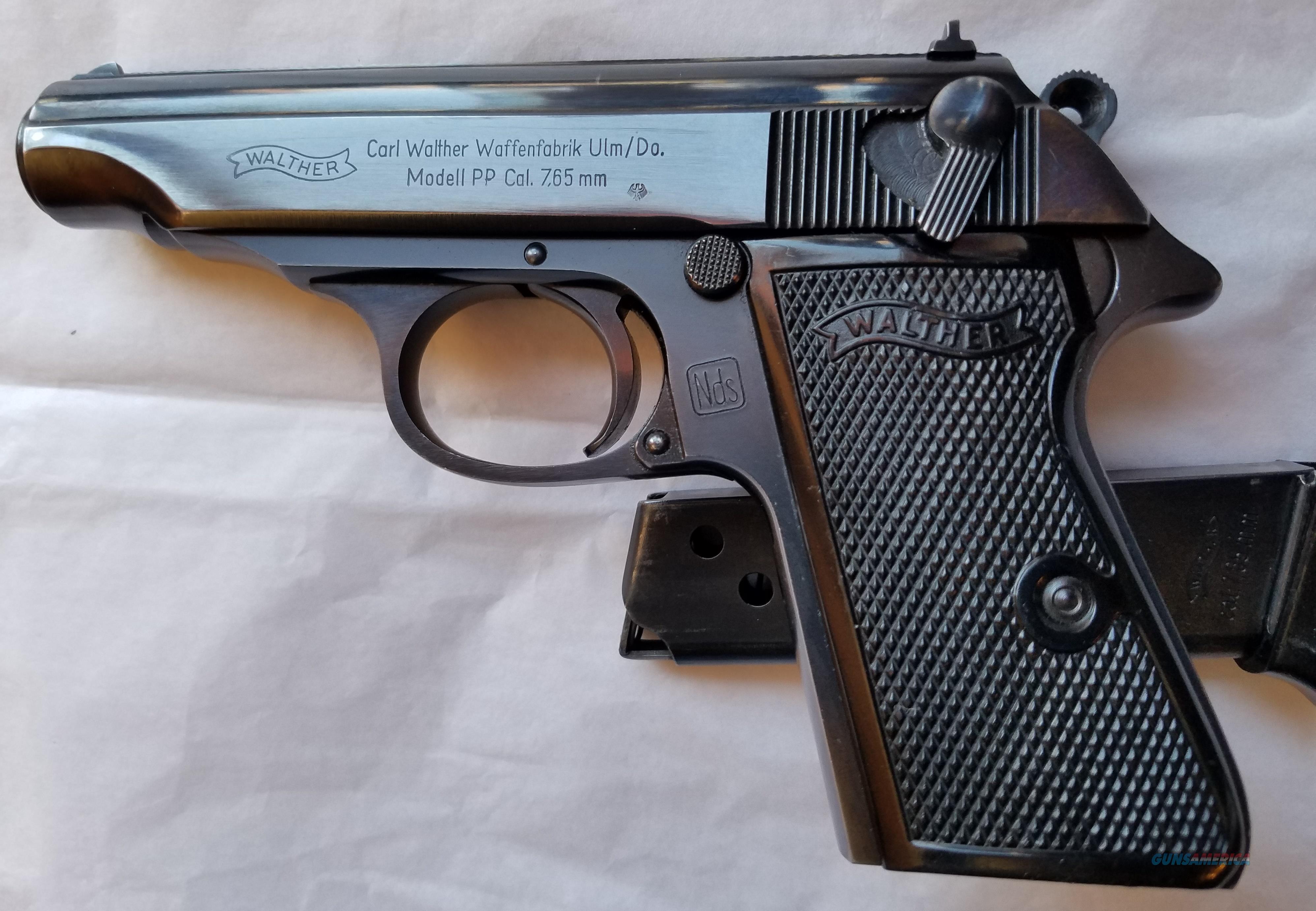 Deactivated Walther PP Super 9x18mm Pistol. - Modern 