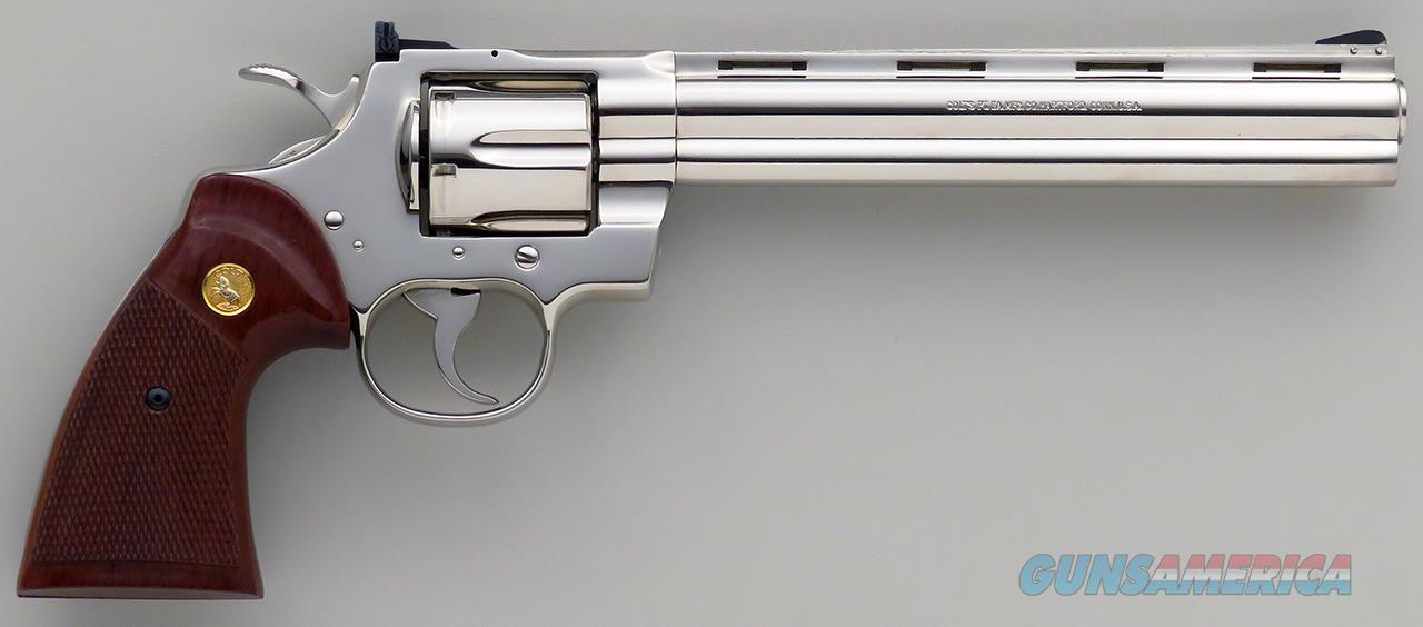 Colt Python .357 Magnum, 8-inch nic... for sale at Gunsamerica.com ...