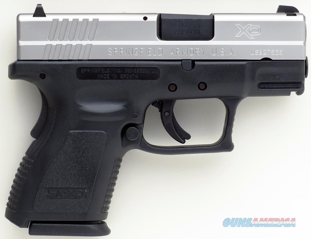 Springfield XD9 9mm, stainless sli... for sale