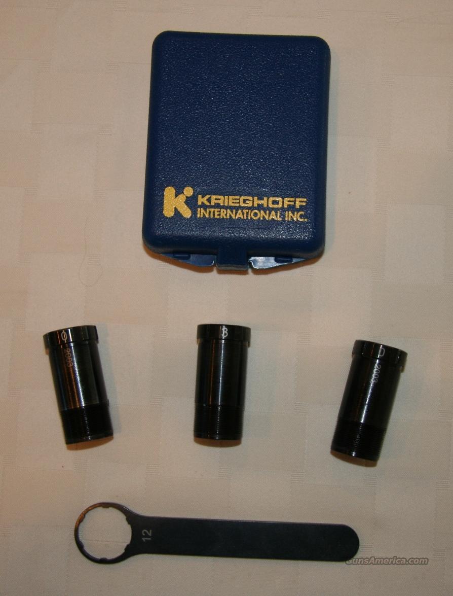 Krieghoff 12 Ga Choke Tubes, Case & Wrench for sale