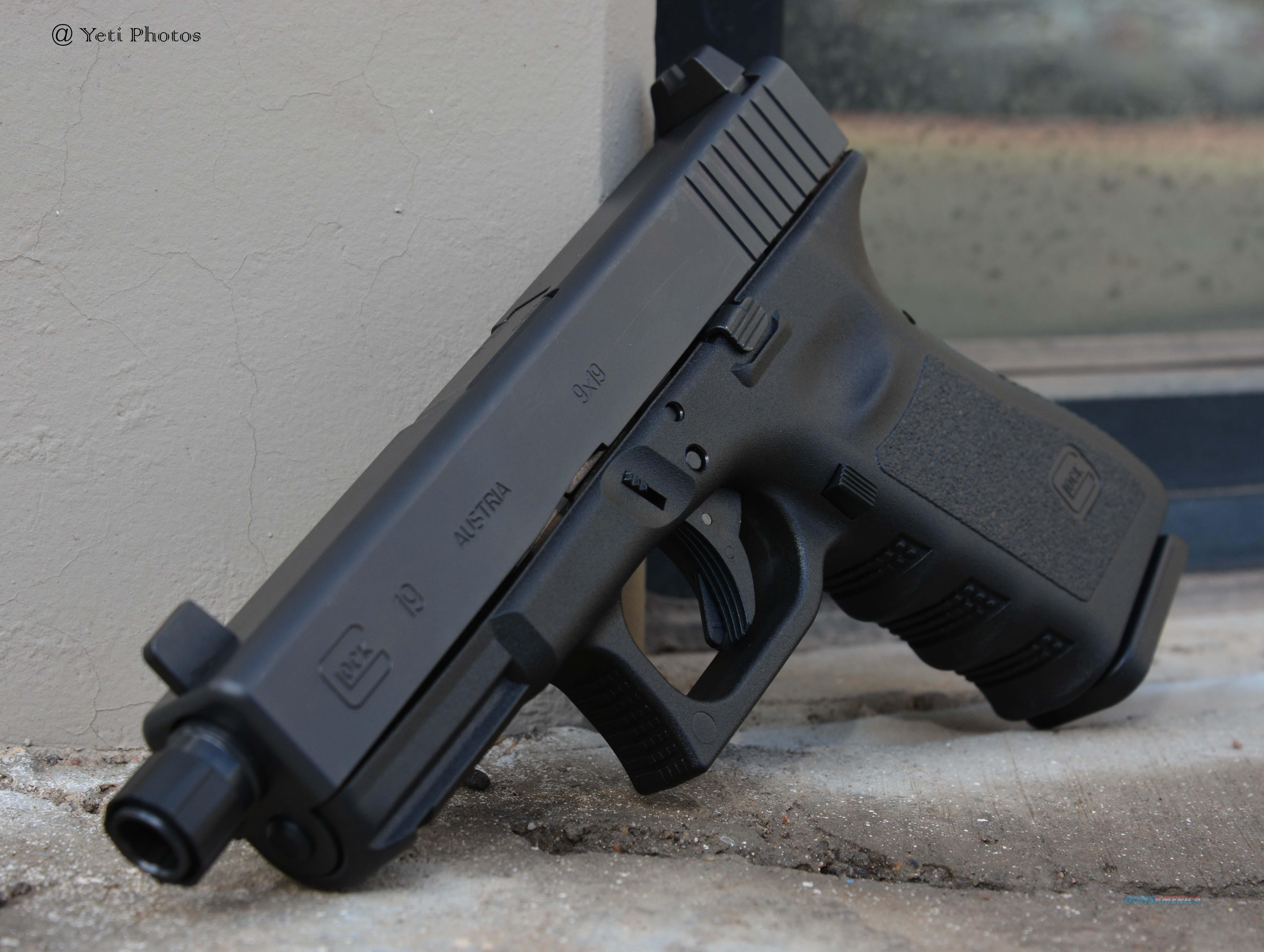 Glock 19 Gen 3 9mm Threaded Barrel No CC Fee TB... for sale