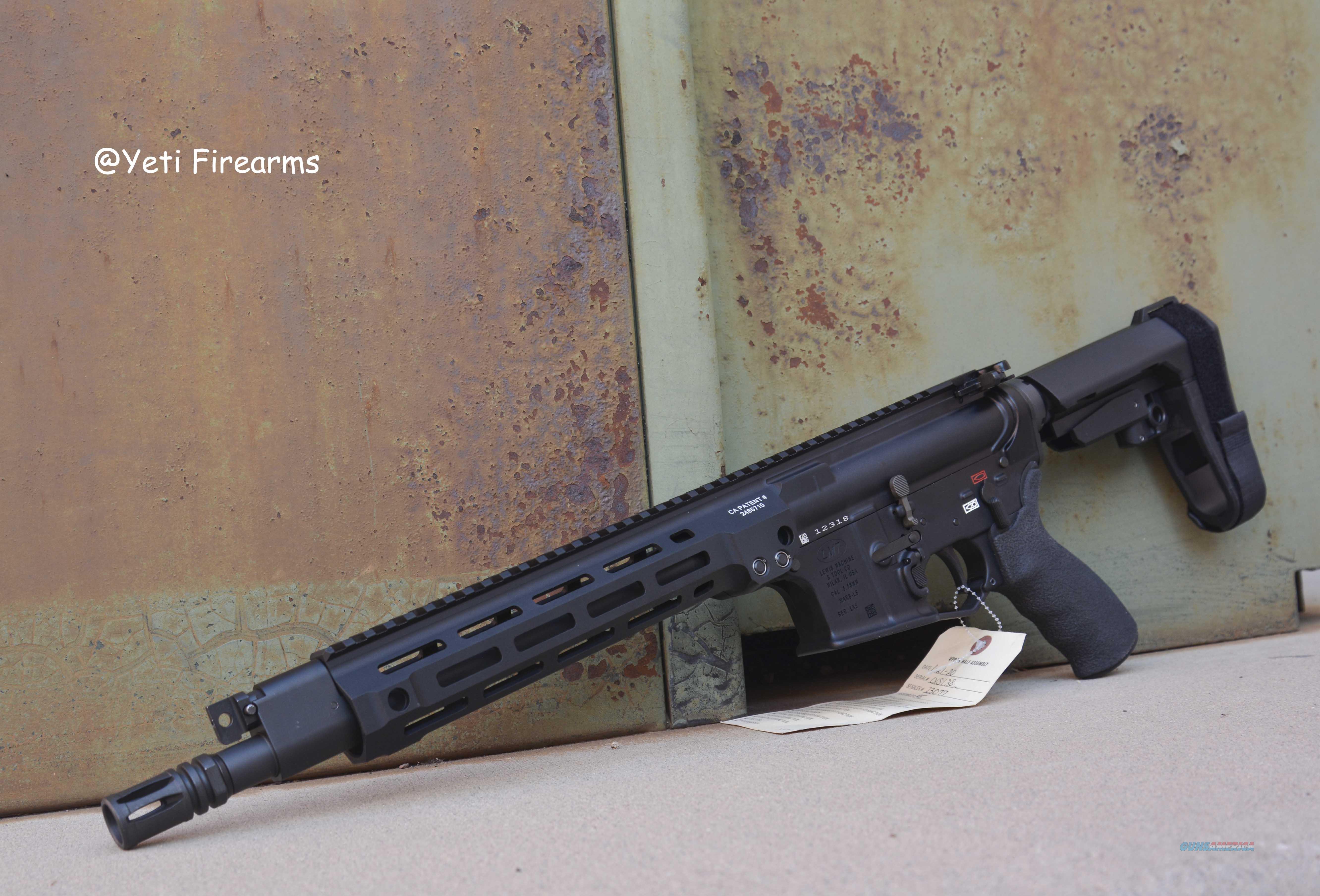 LMT 12.5" Gas Piston Pistol 5.56mm MLOK SBA3 ML... for sale