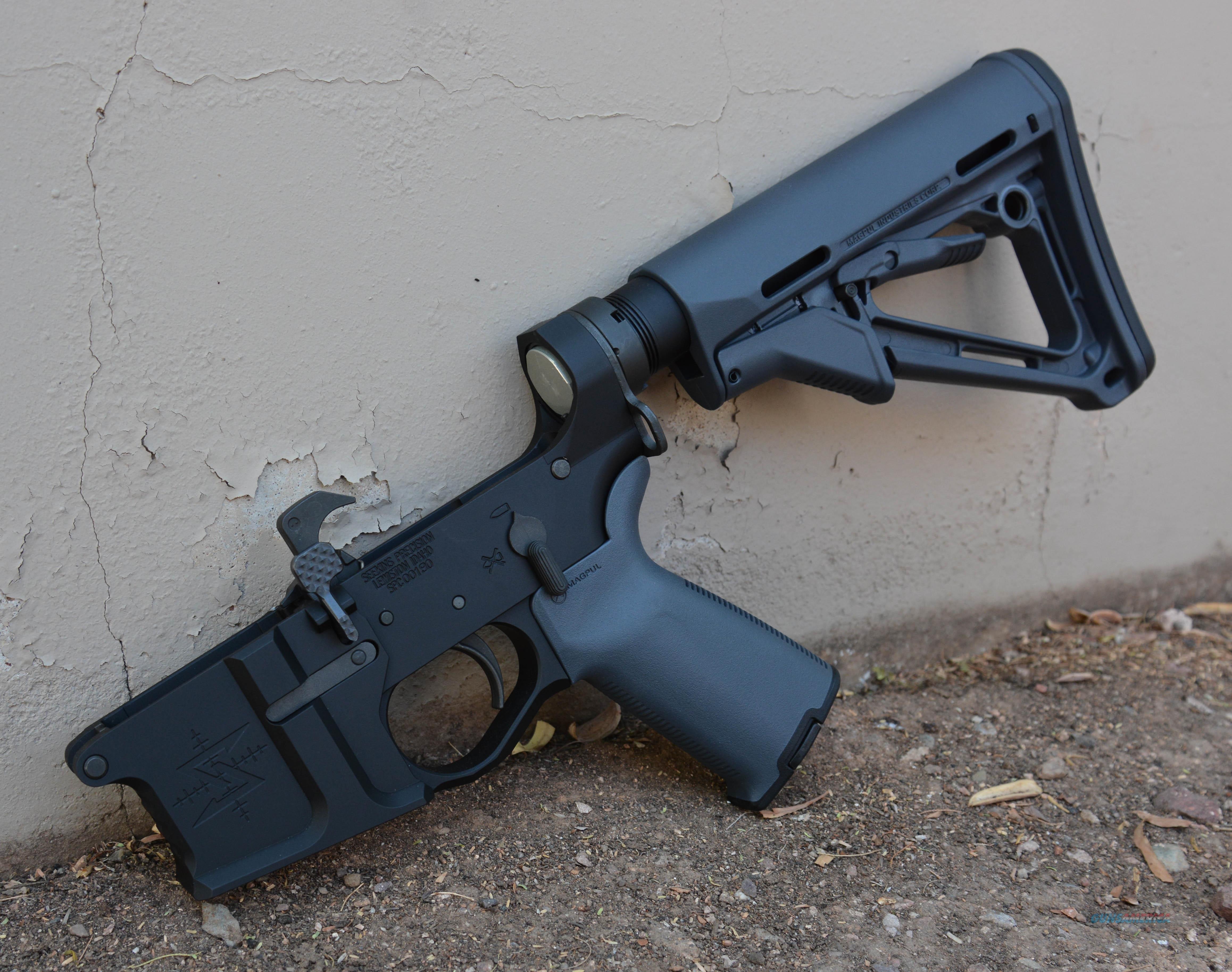 Seekins Complete SBA15 Lower Magpul Gray AR15 for sale