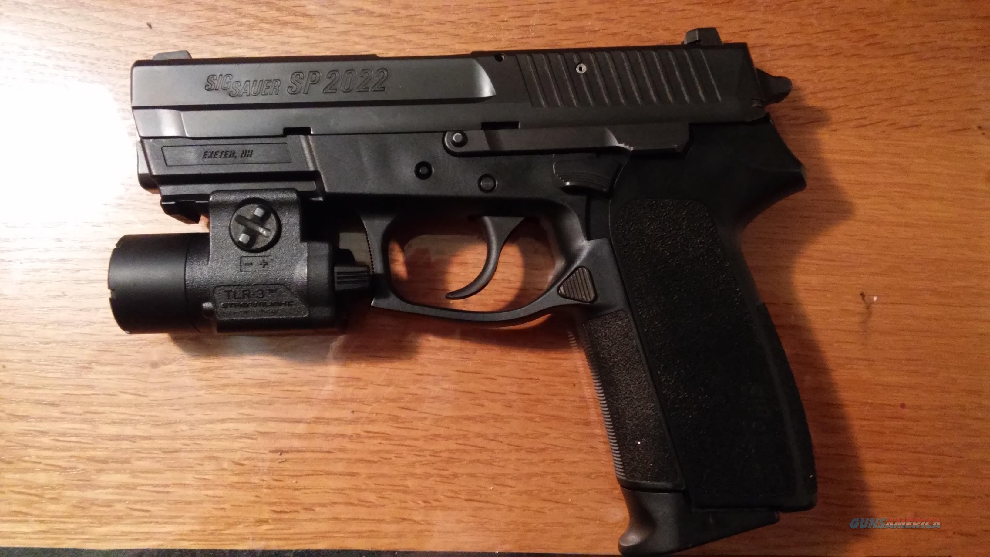 Sig SP 2022 9mm with Light ; Used for sale