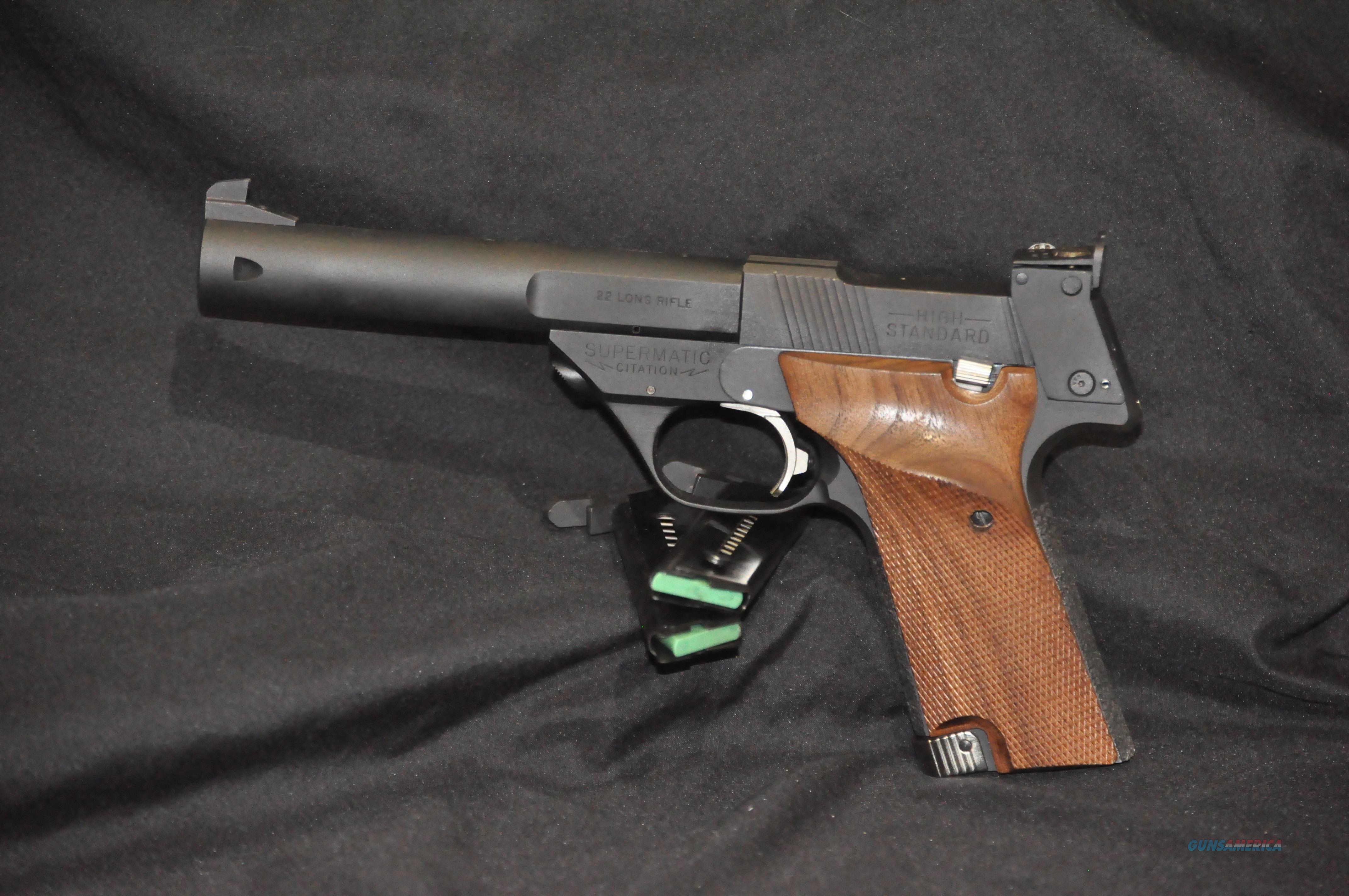 HIGH STANDARD SUPERMATIC CITATION WITH WOOD GRI&hellip; for sale